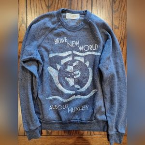 Out Of Print Crewneck Sweatshirt Brave New World